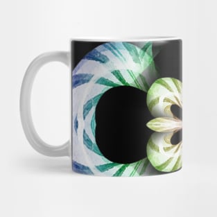 Rainbow Peppermint Candy Cane Mug